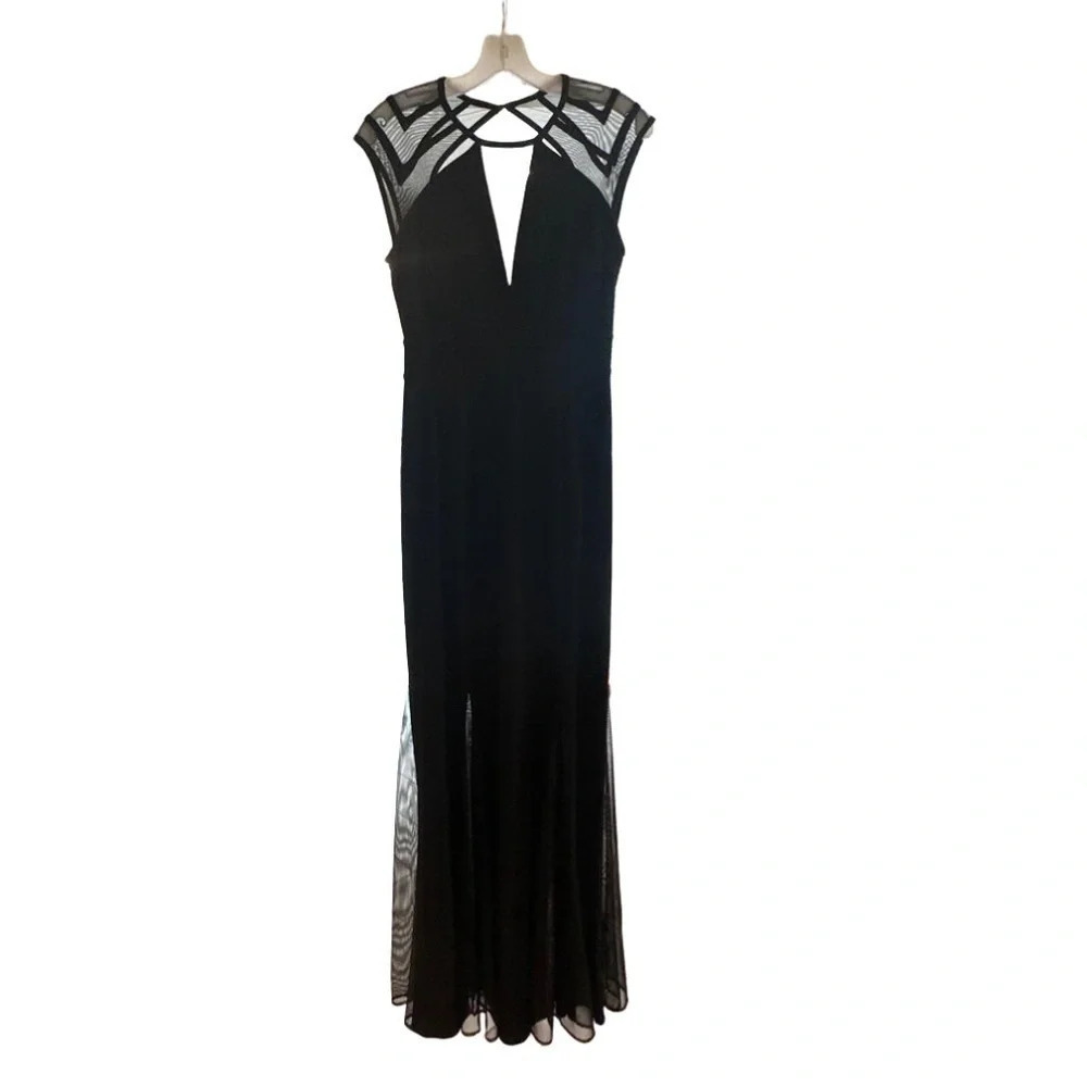 Nightway Black Dress